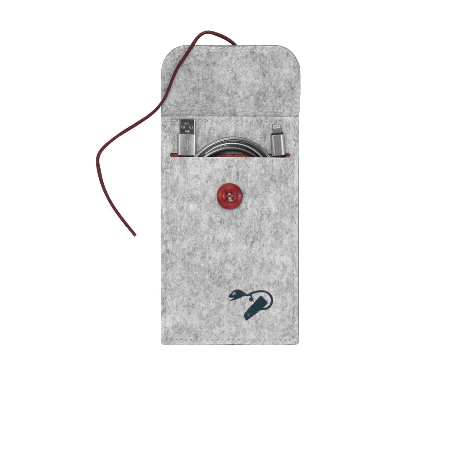 Felt case smartphone - travel grey 4