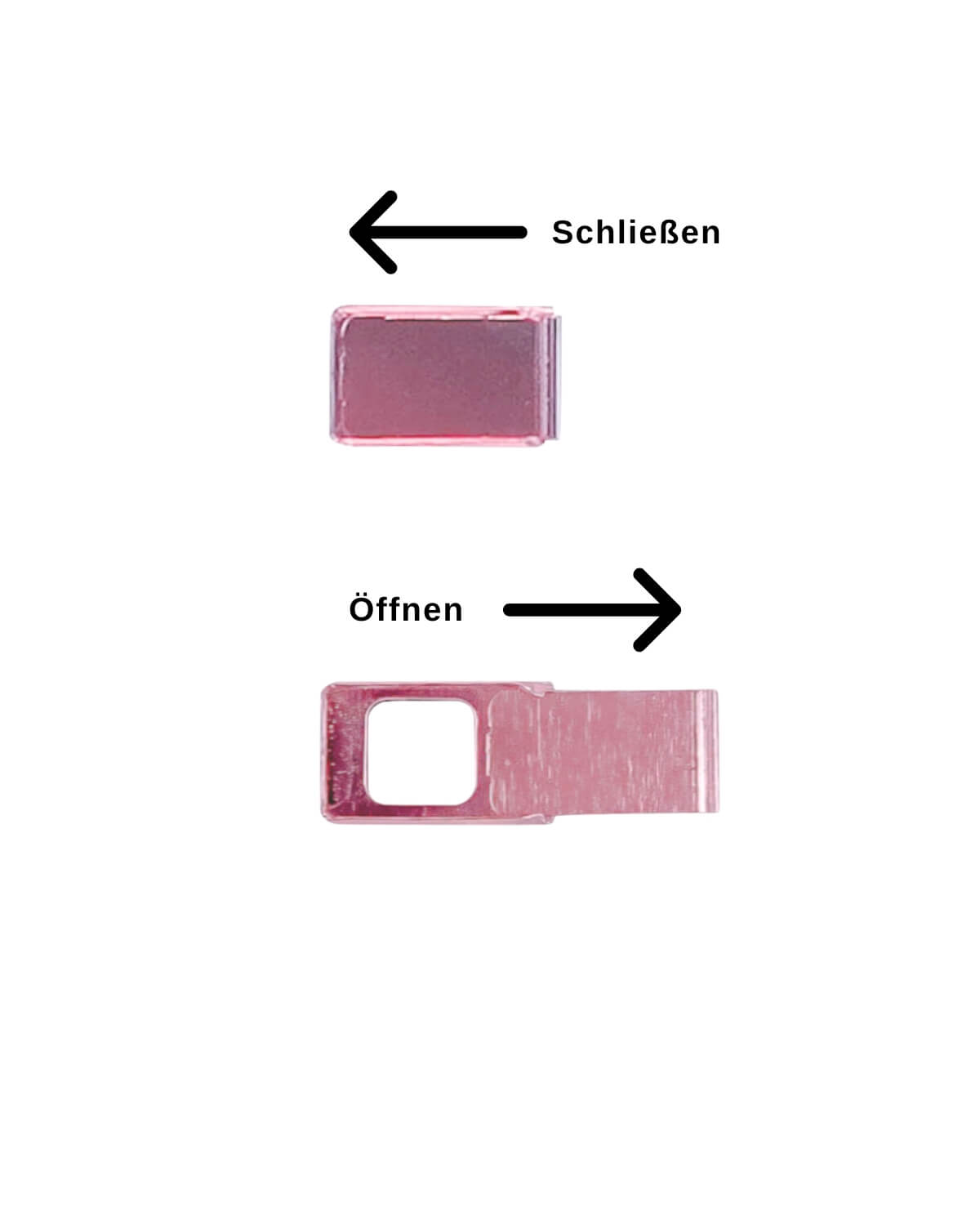 Webcam Abdeckung Rosa
