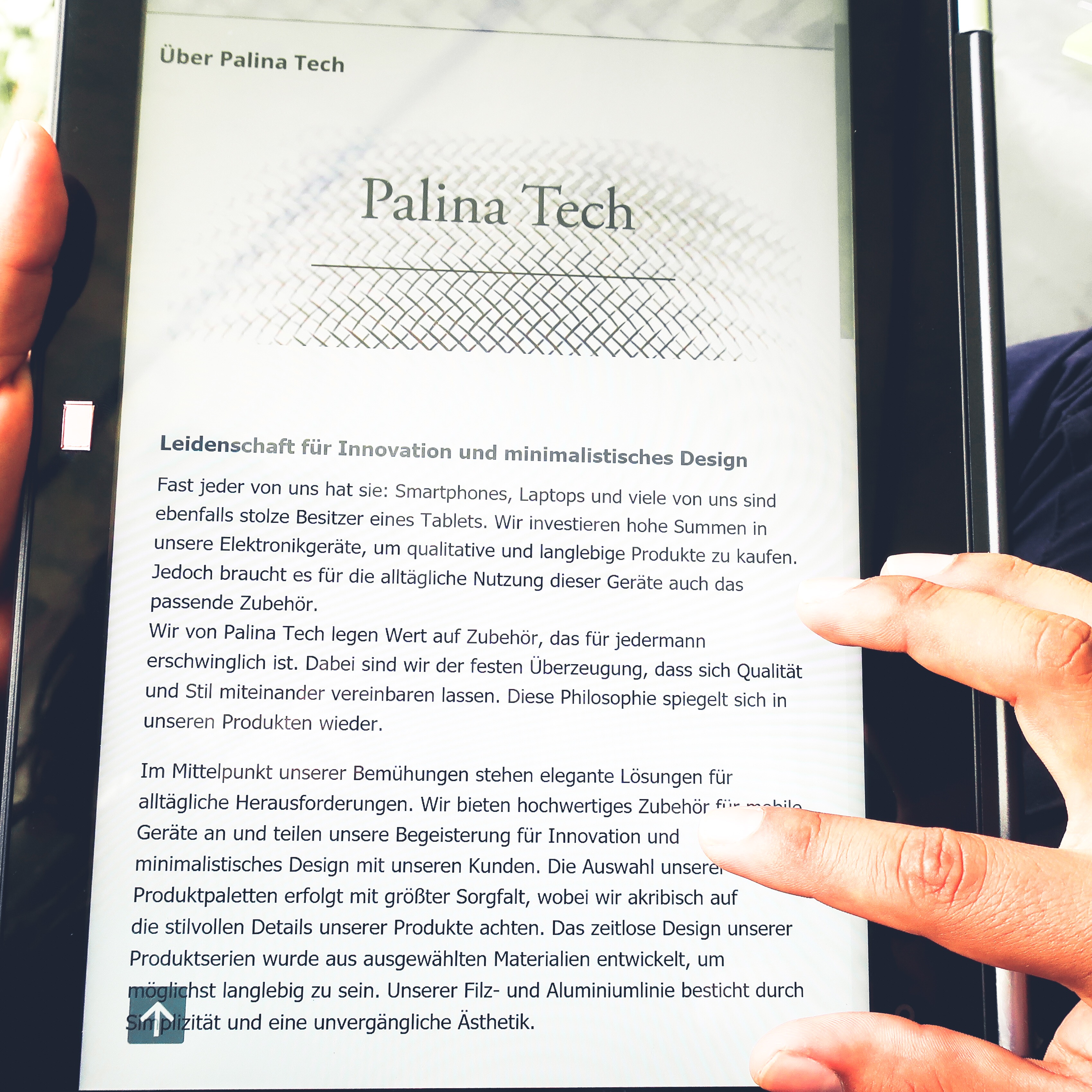 Webcam Abdeckung auf Tablet